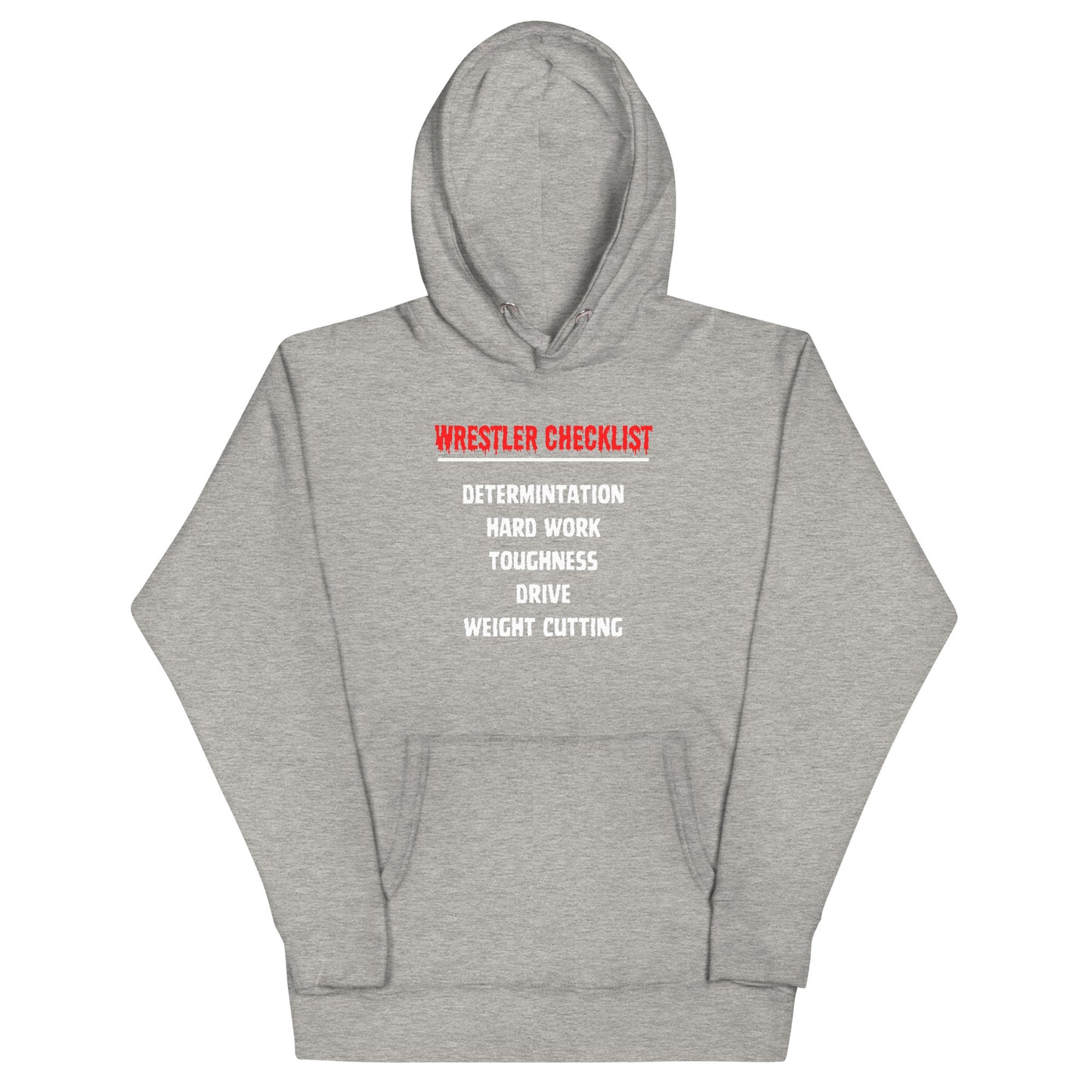 Wrestler Checklist Hoodie