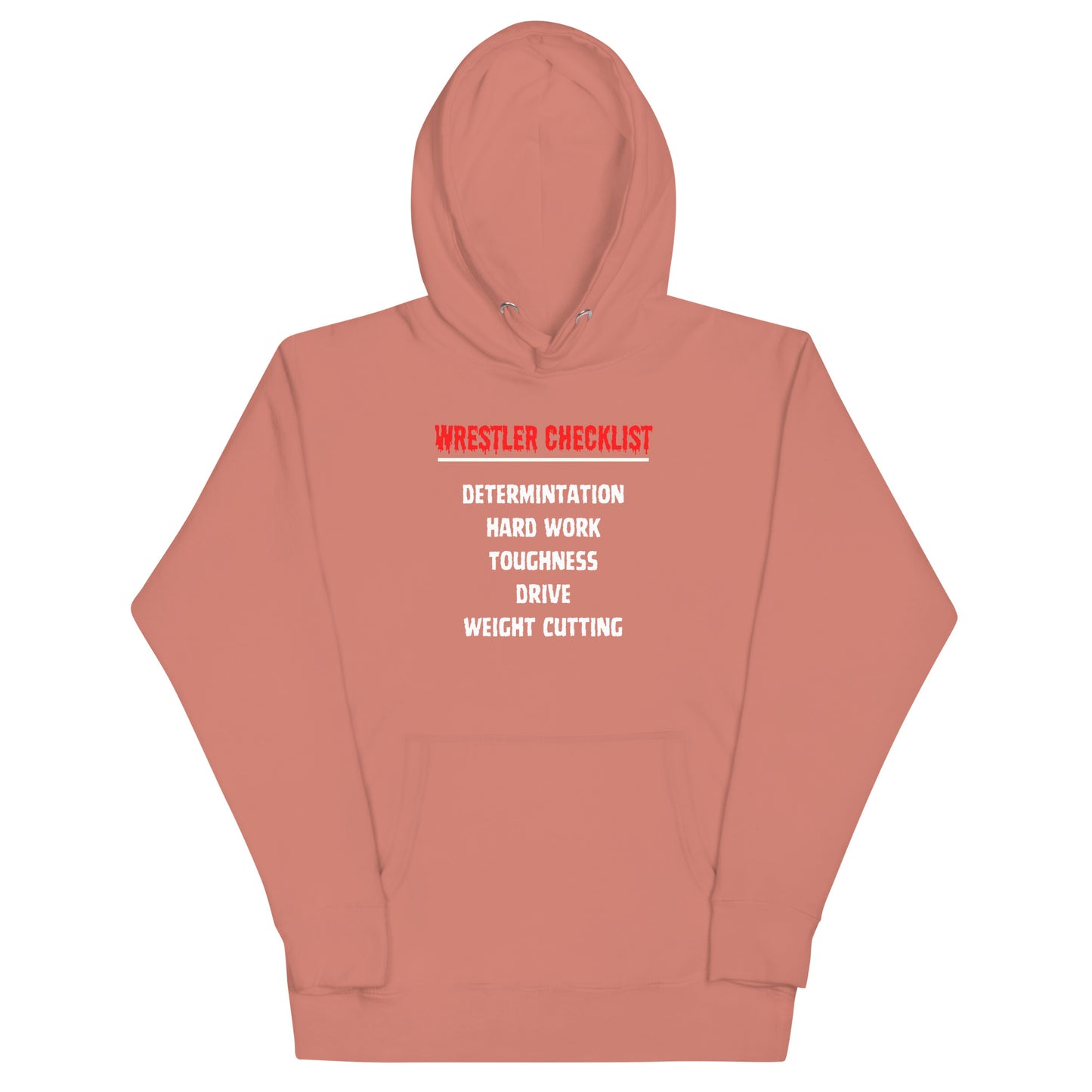 Wrestler Checklist Hoodie