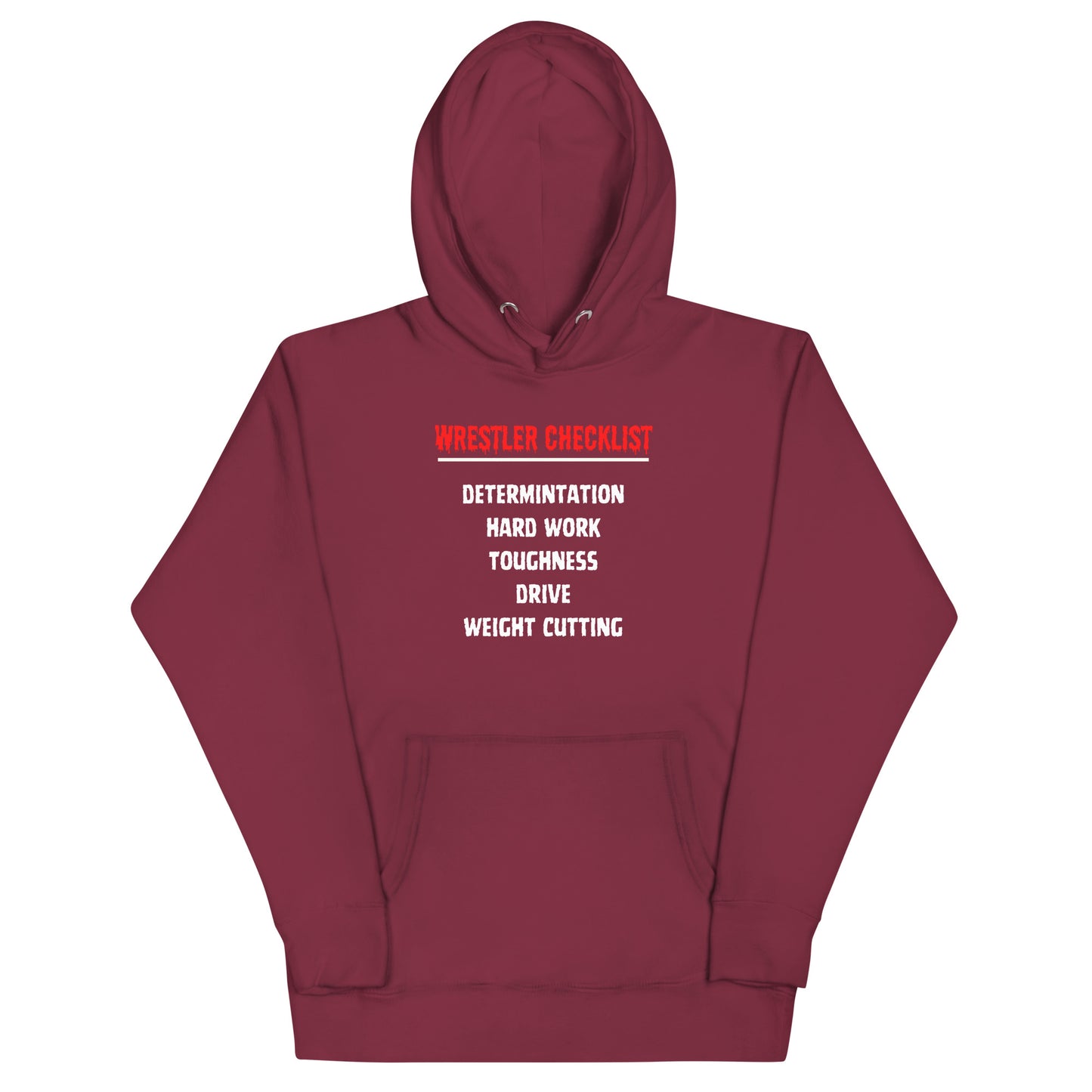 Wrestler Checklist Hoodie