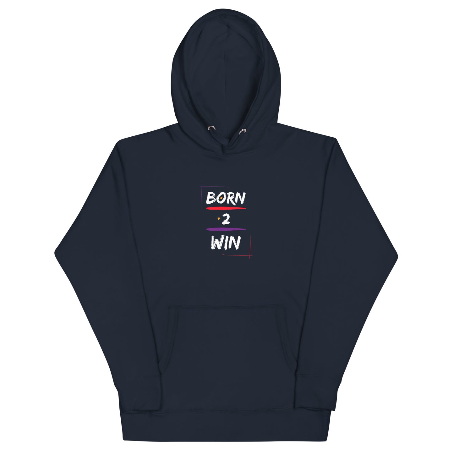 Born 2 Win Cross Colors Hoodie