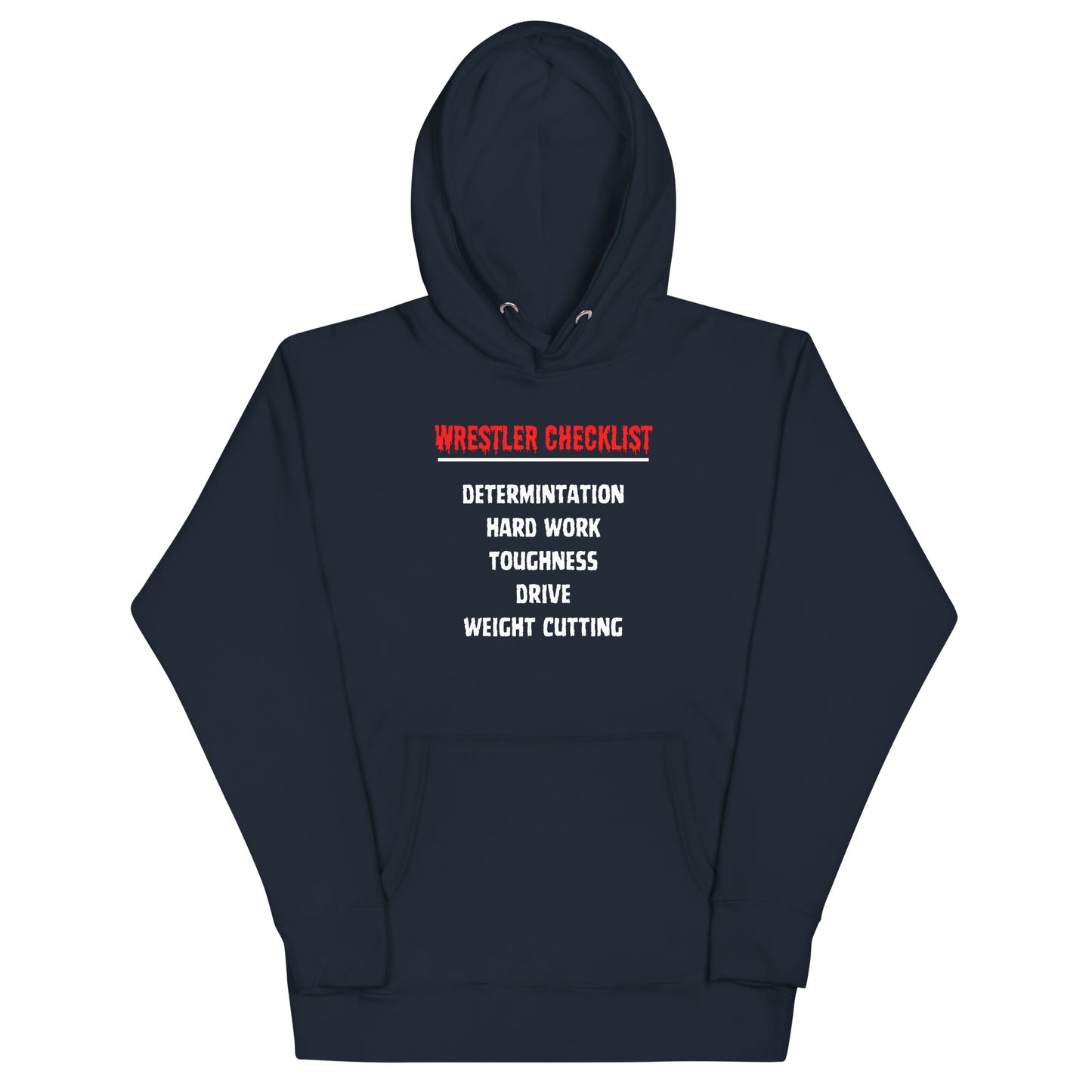 Wrestler Checklist Hoodie