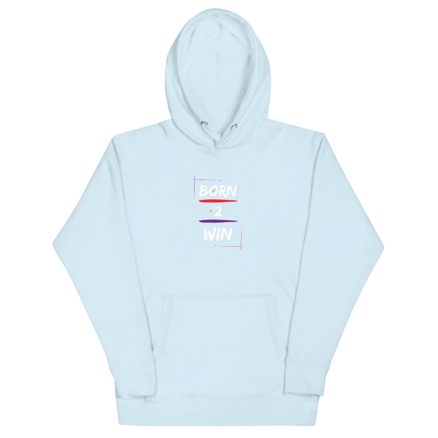 Born 2 Win Cross Colors Hoodie