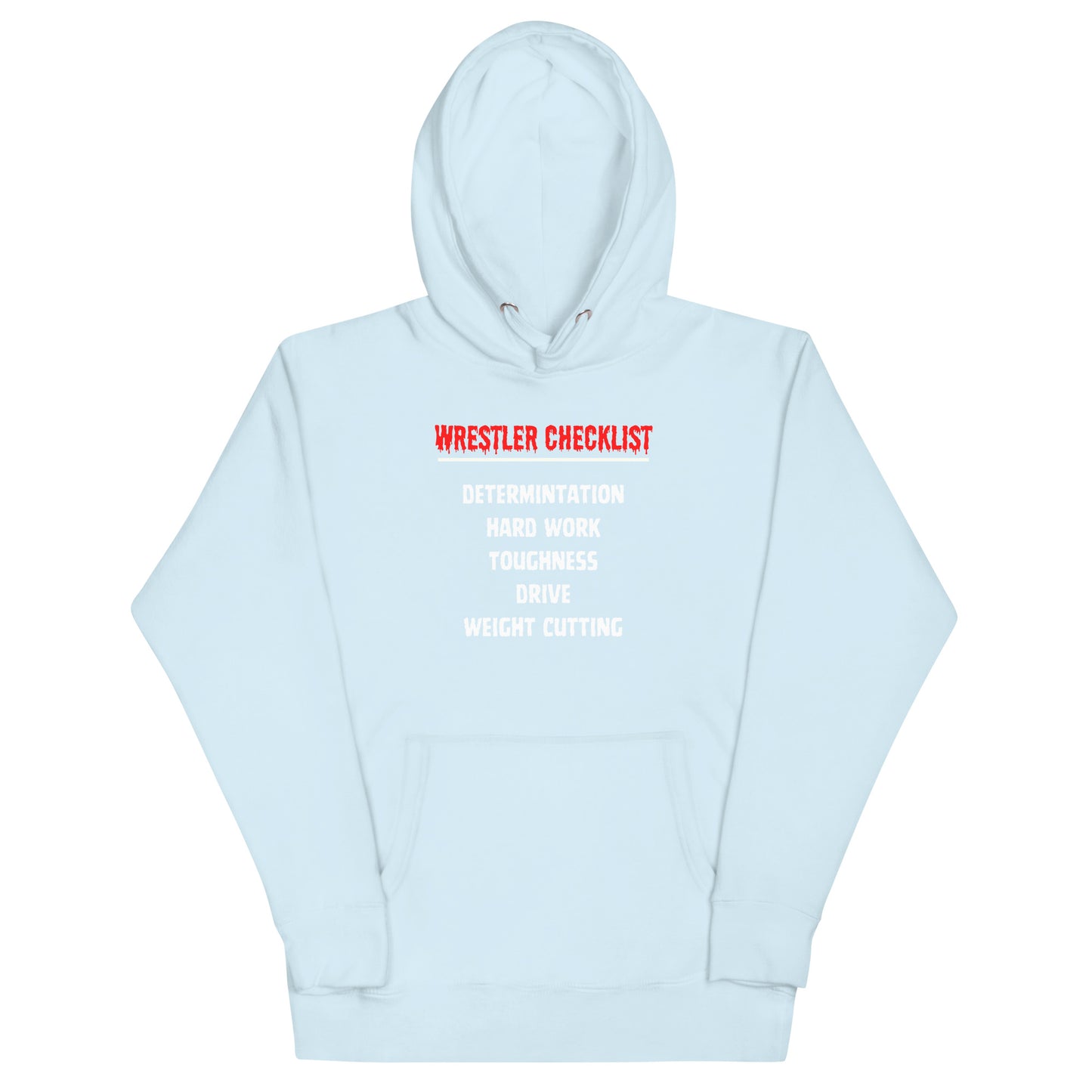Wrestler Checklist Hoodie