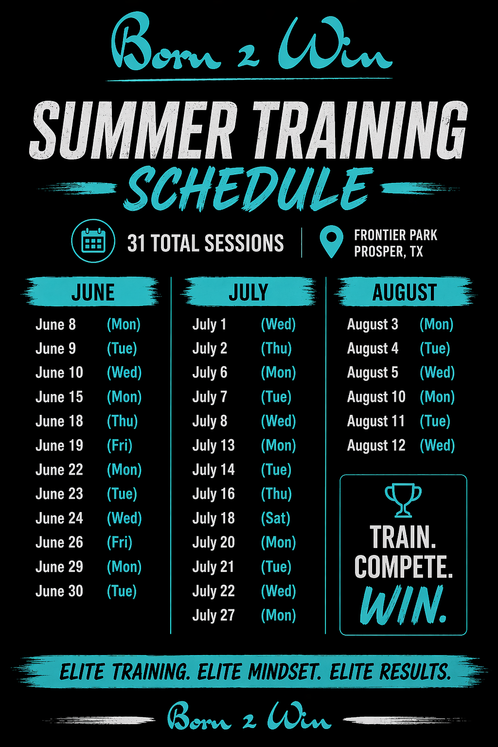 Summer Speed & Conditioning