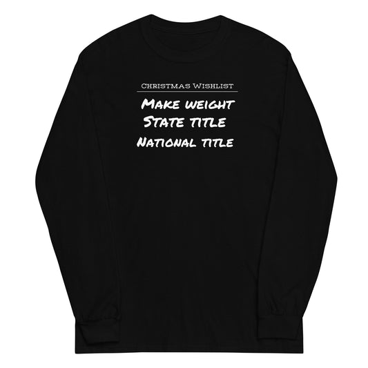 Christmas Wishlist Long Sleeve Shirt