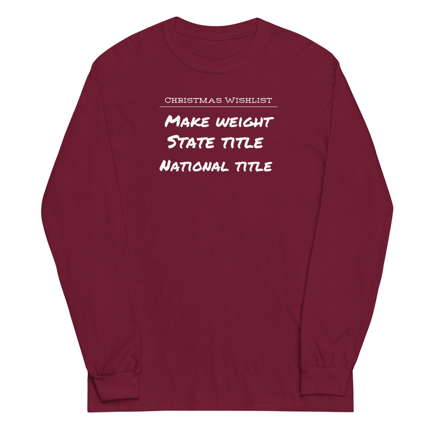 Christmas Wishlist Long Sleeve Shirt