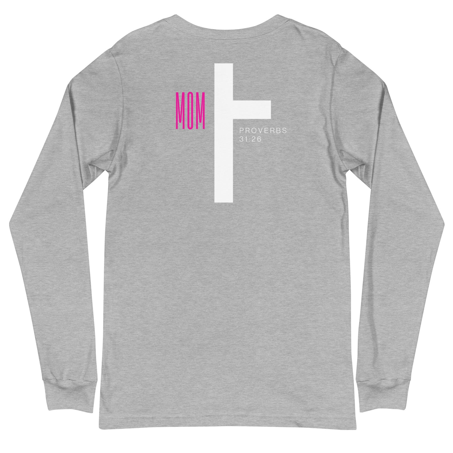 Wrestling Mom Cross Long Sleeve Tee