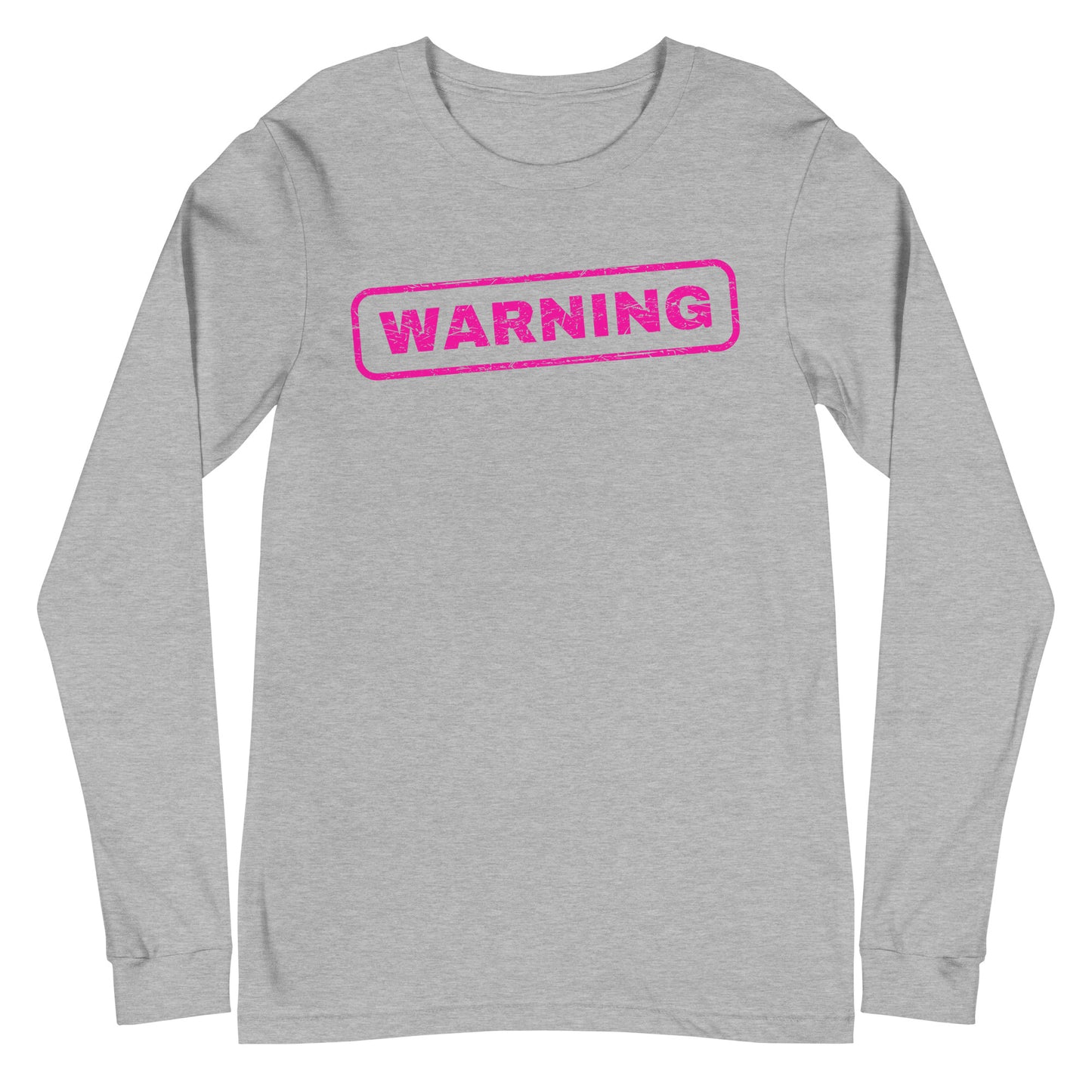 Warning Wrestling Mom Long Sleeve Tee