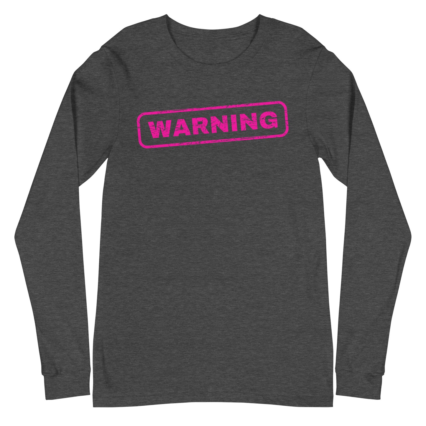 Warning Wrestling Mom Long Sleeve Tee