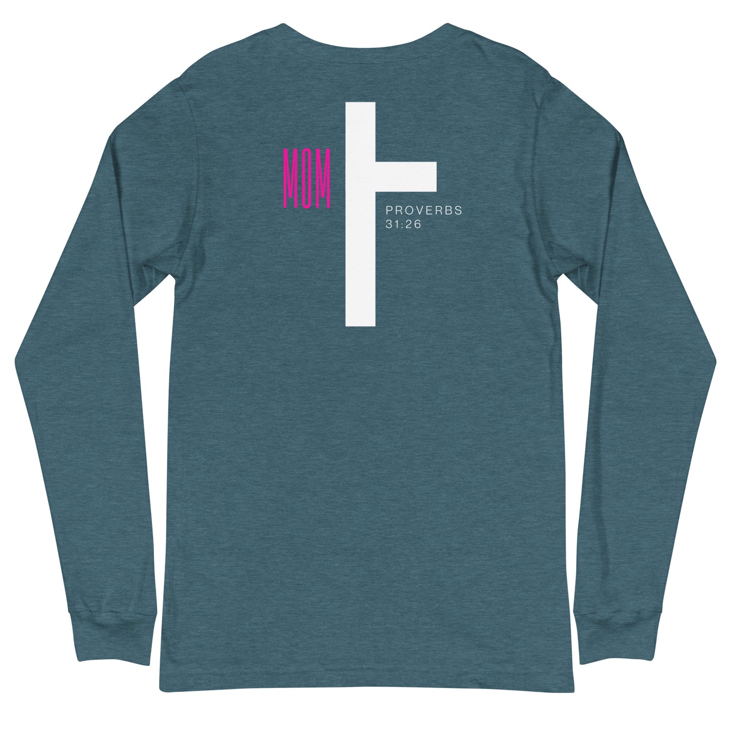 Wrestling Mom Cross Long Sleeve Tee
