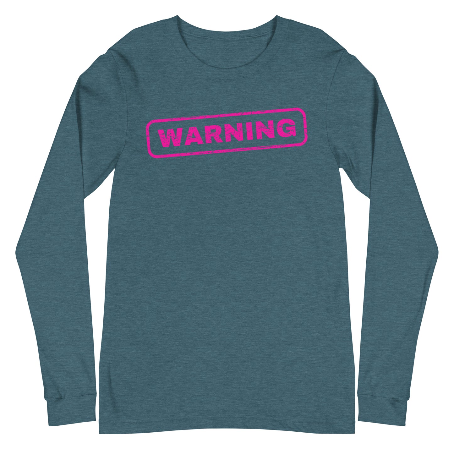 Warning Wrestling Mom Long Sleeve Tee