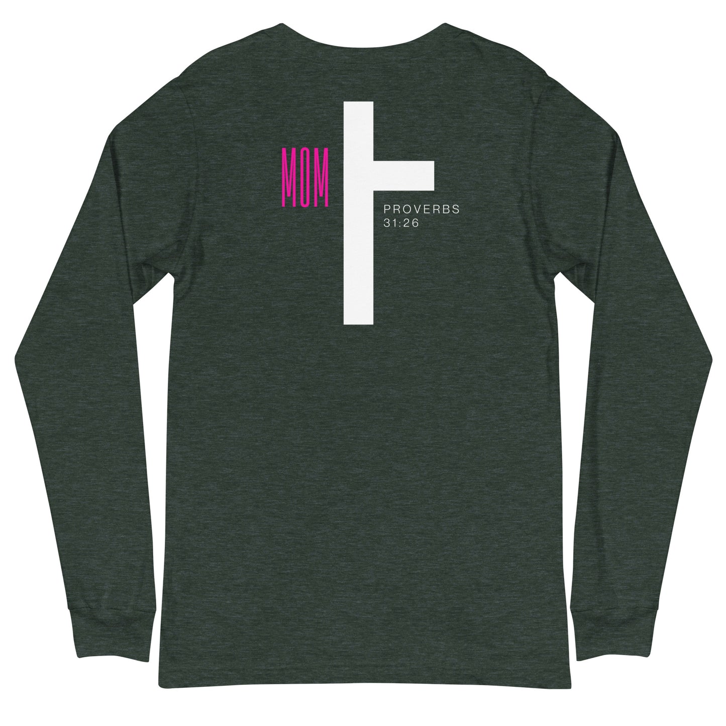Wrestling Mom Cross Long Sleeve Tee