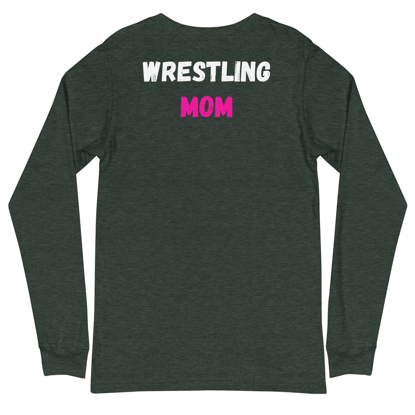Warning Wrestling Mom Long Sleeve Tee
