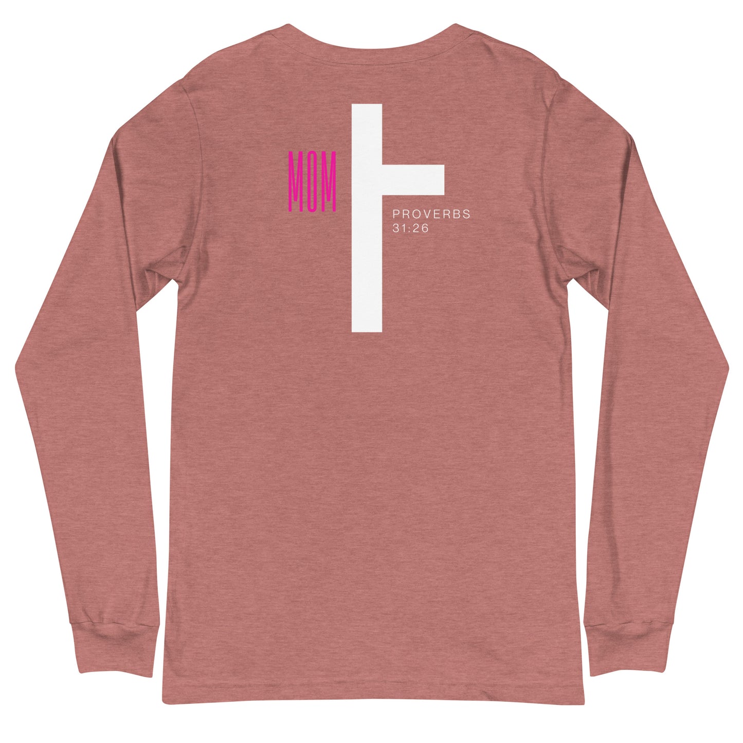 Wrestling Mom Cross Long Sleeve Tee