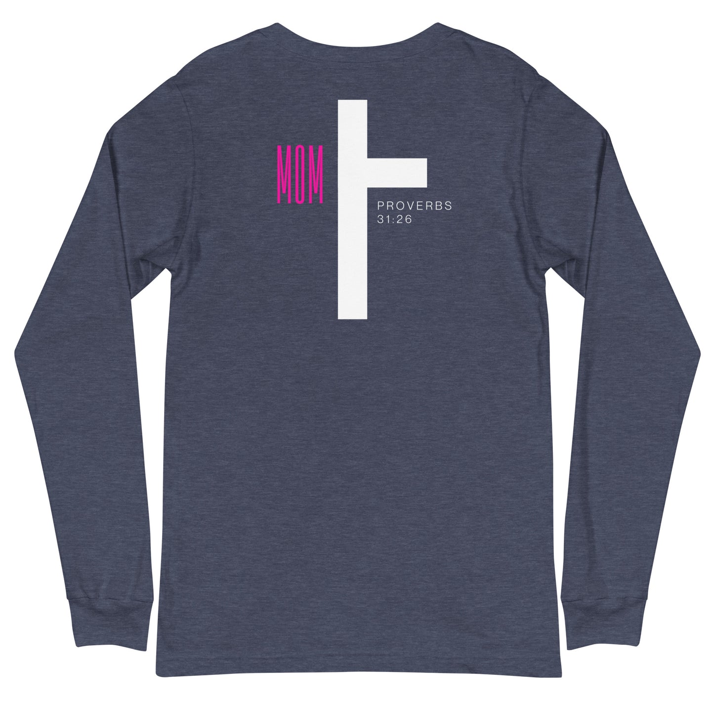 Wrestling Mom Cross Long Sleeve Tee