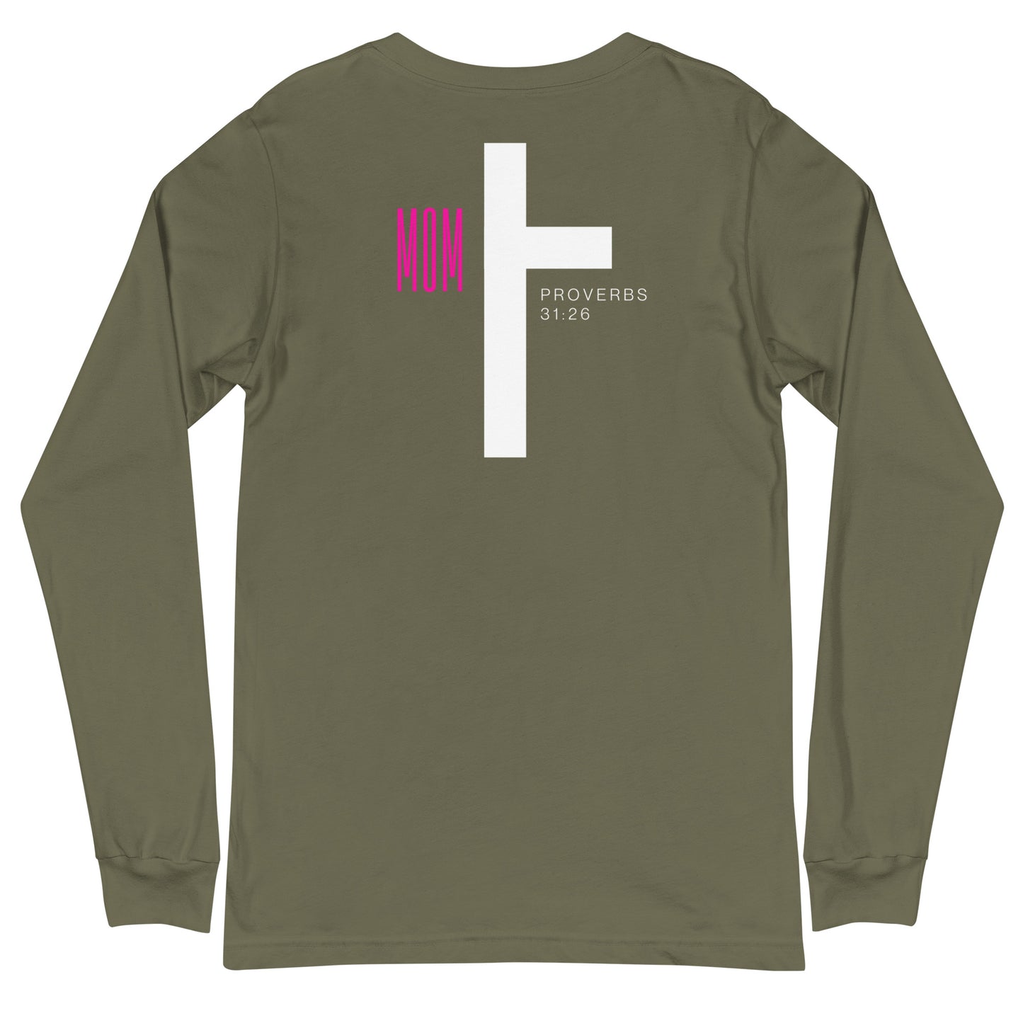 Wrestling Mom Cross Long Sleeve Tee