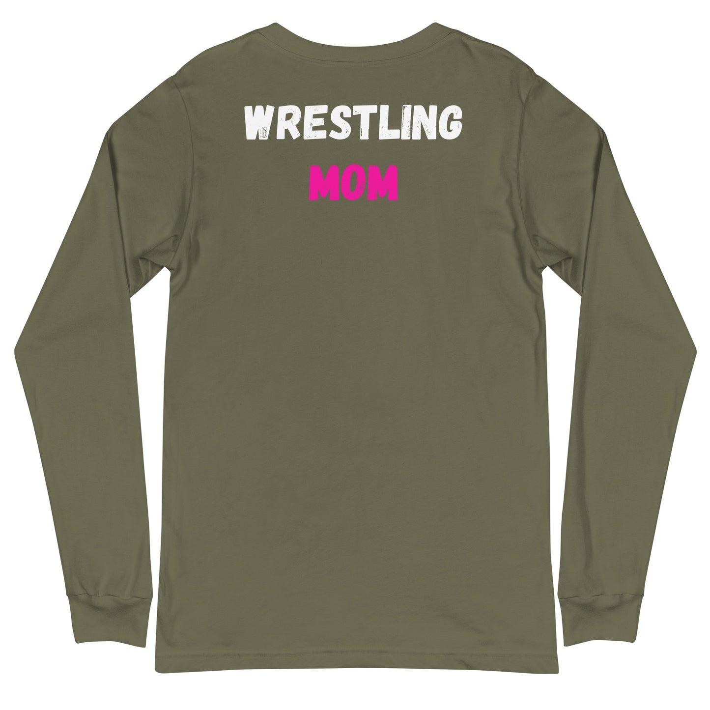 Warning Wrestling Mom Long Sleeve Tee