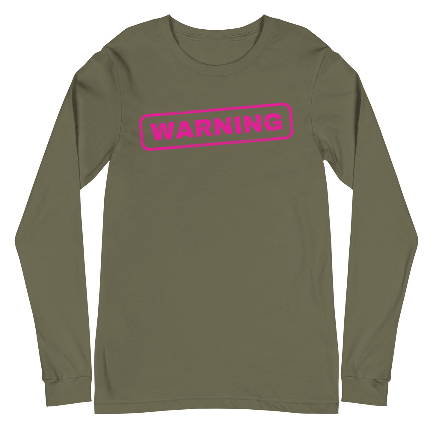 Warning Wrestling Mom Long Sleeve Tee