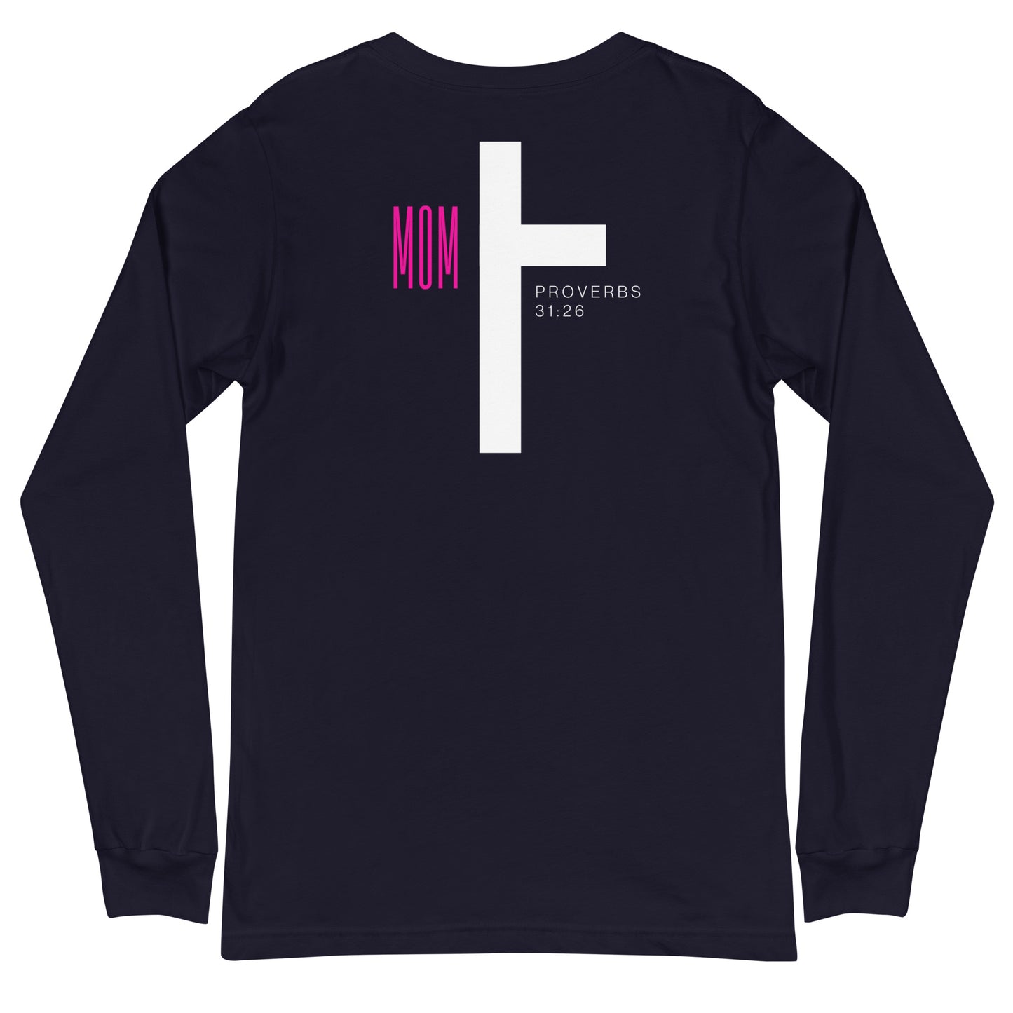 Wrestling Mom Cross Long Sleeve Tee