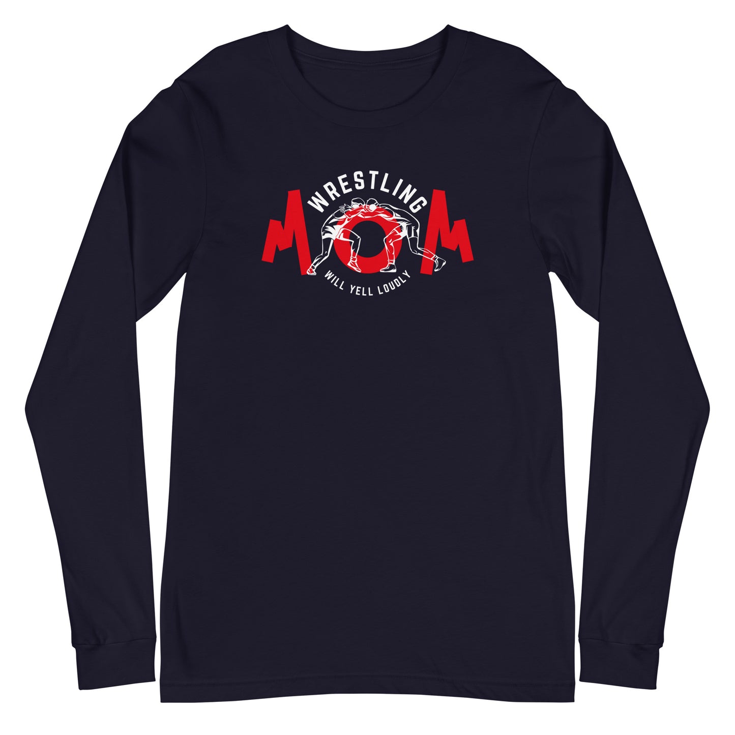 Wrestling Mom Long Sleeve Tee