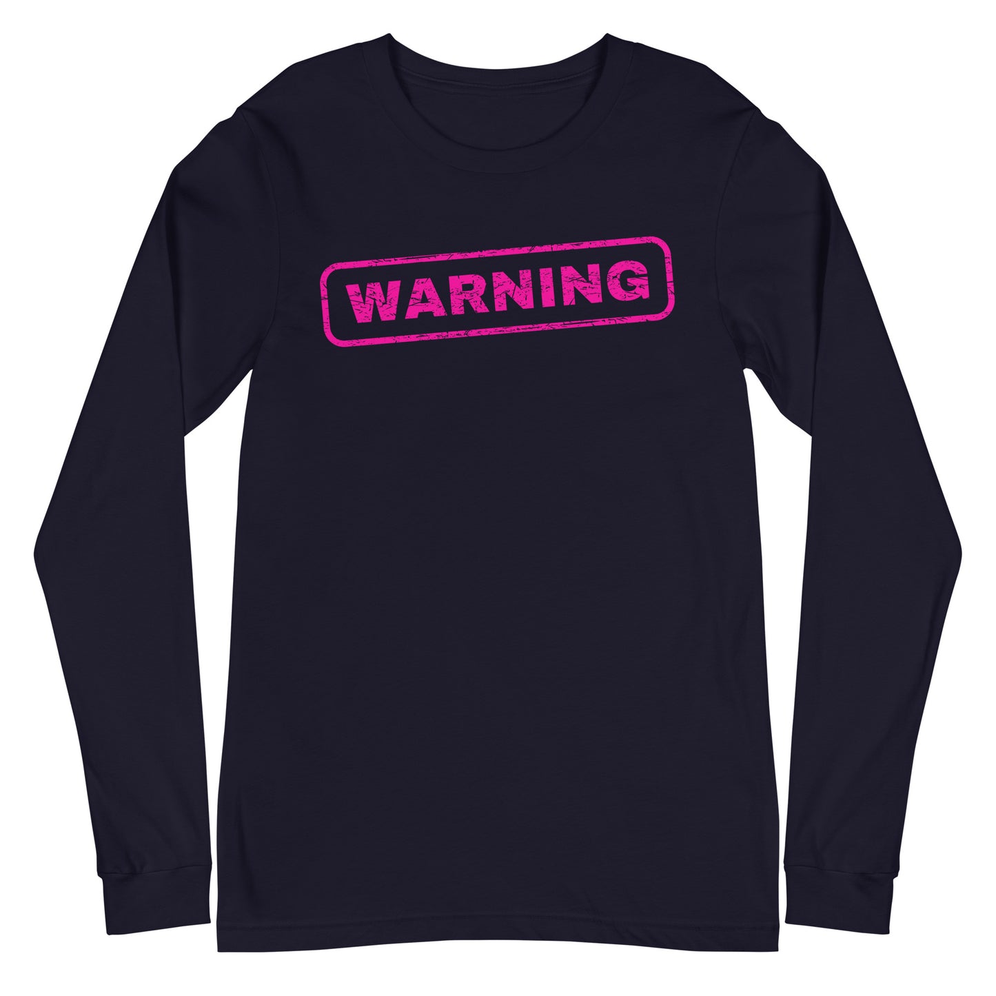 Warning Wrestling Mom Long Sleeve Tee
