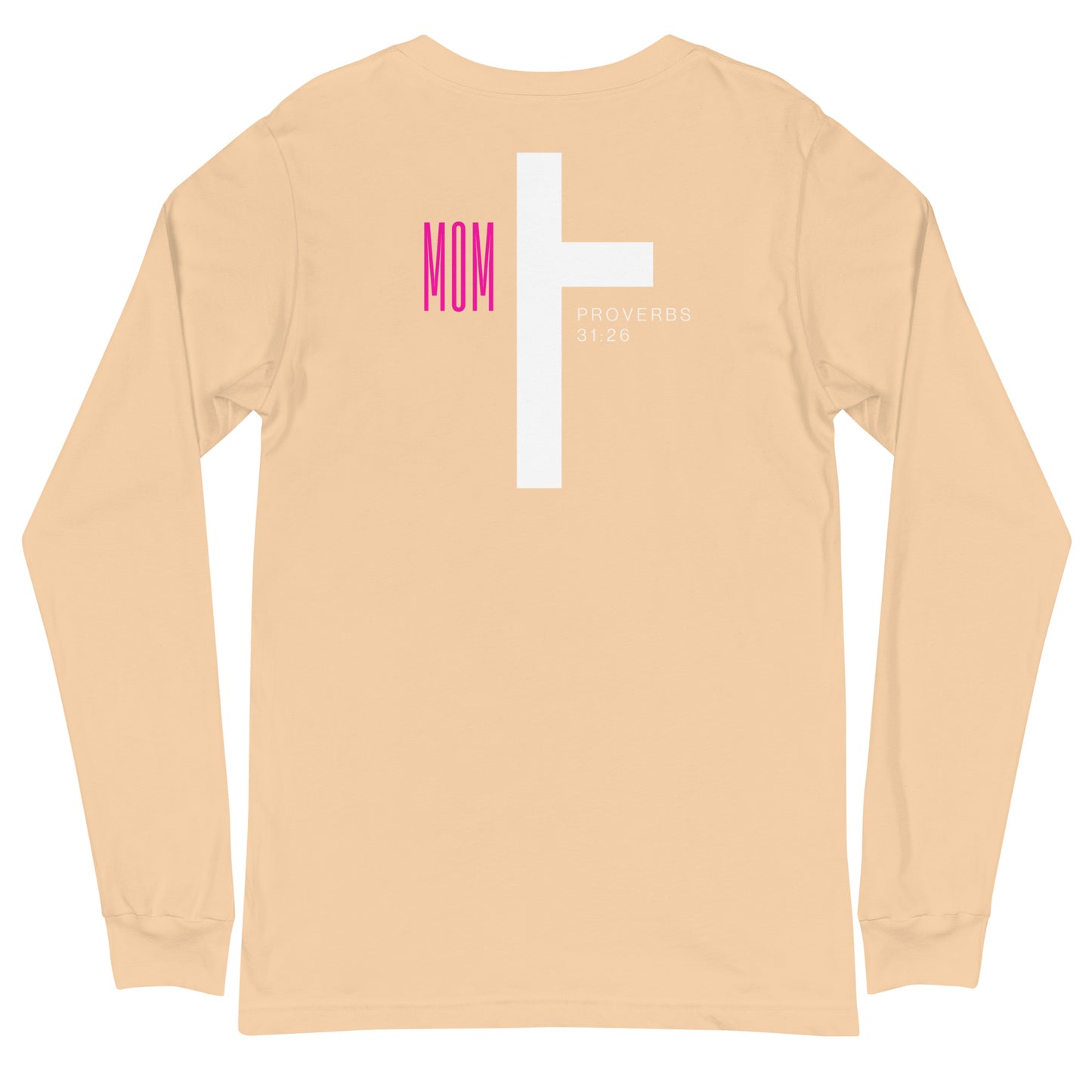 Wrestling Mom Cross Long Sleeve Tee