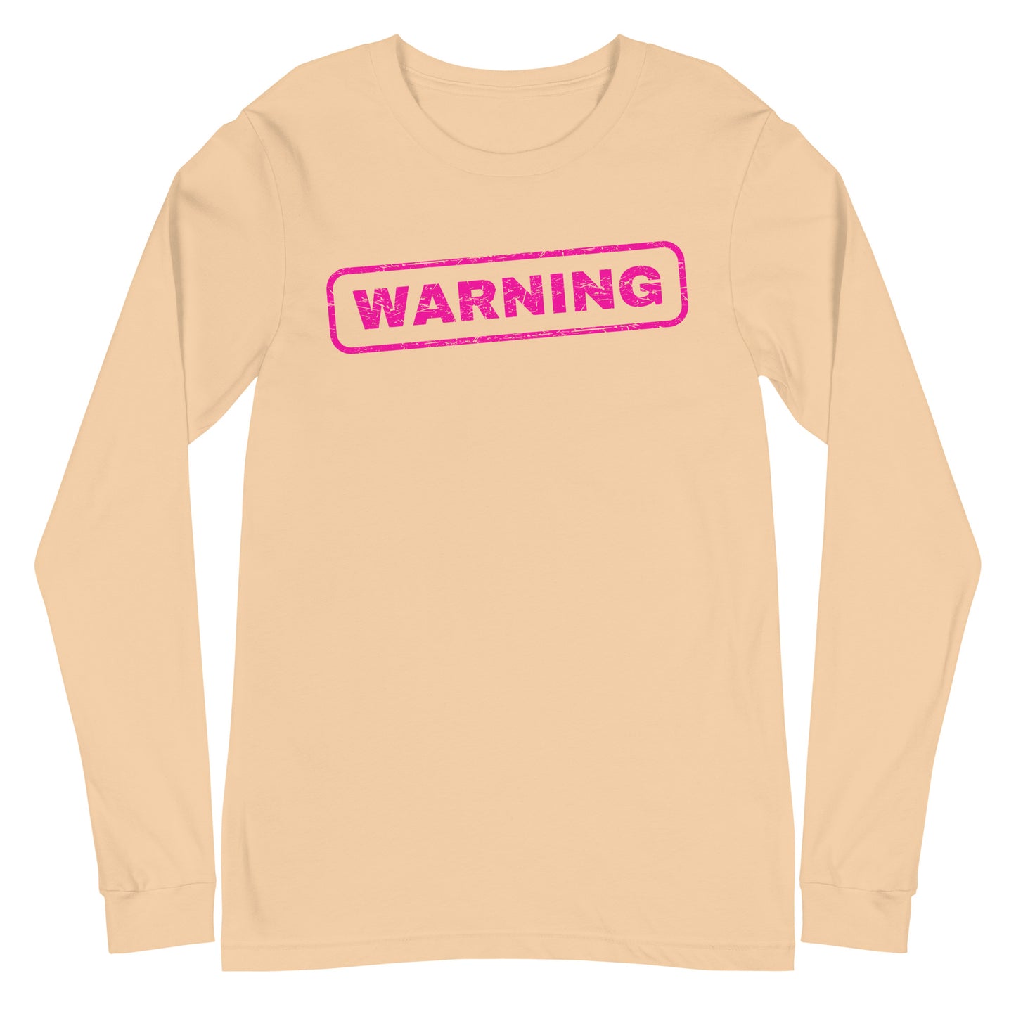 Warning Wrestling Mom Long Sleeve Tee