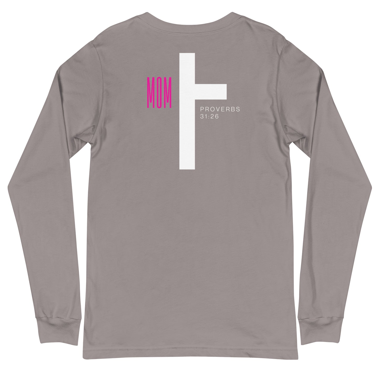 Wrestling Mom Cross Long Sleeve Tee