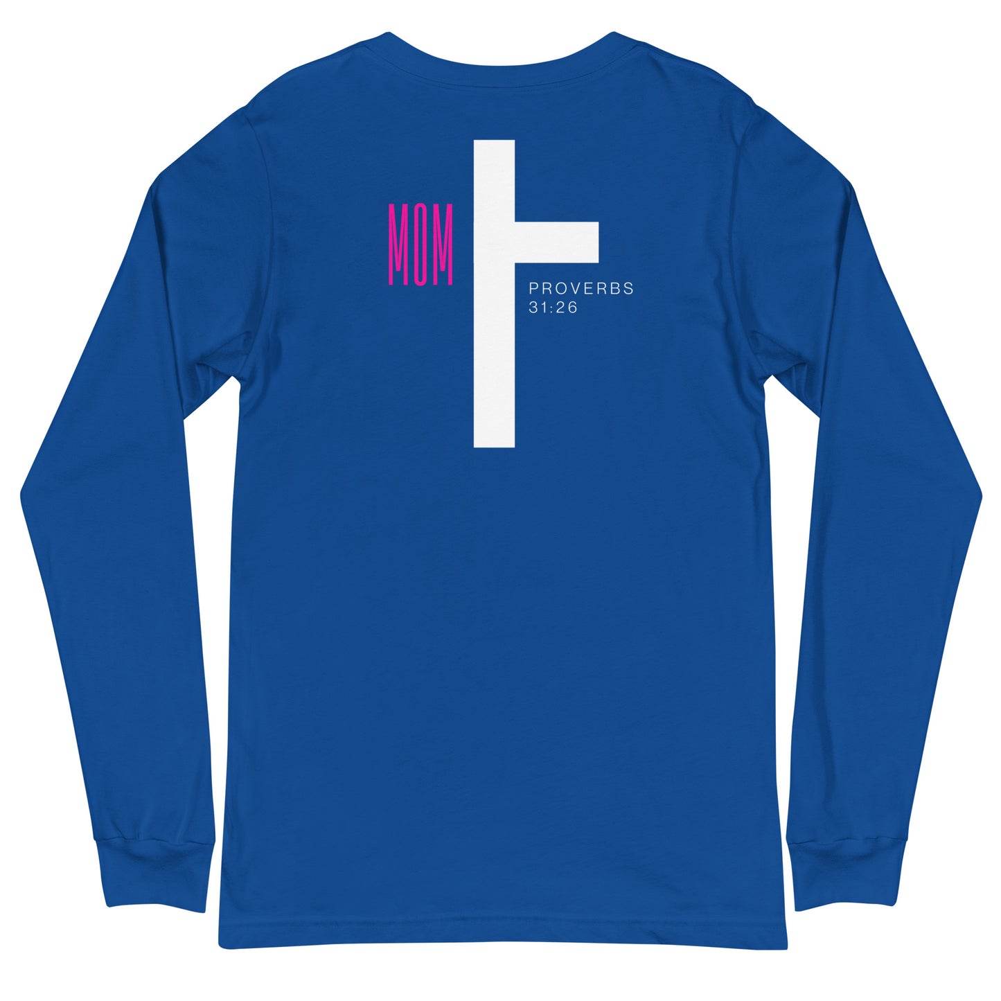 Wrestling Mom Cross Long Sleeve Tee
