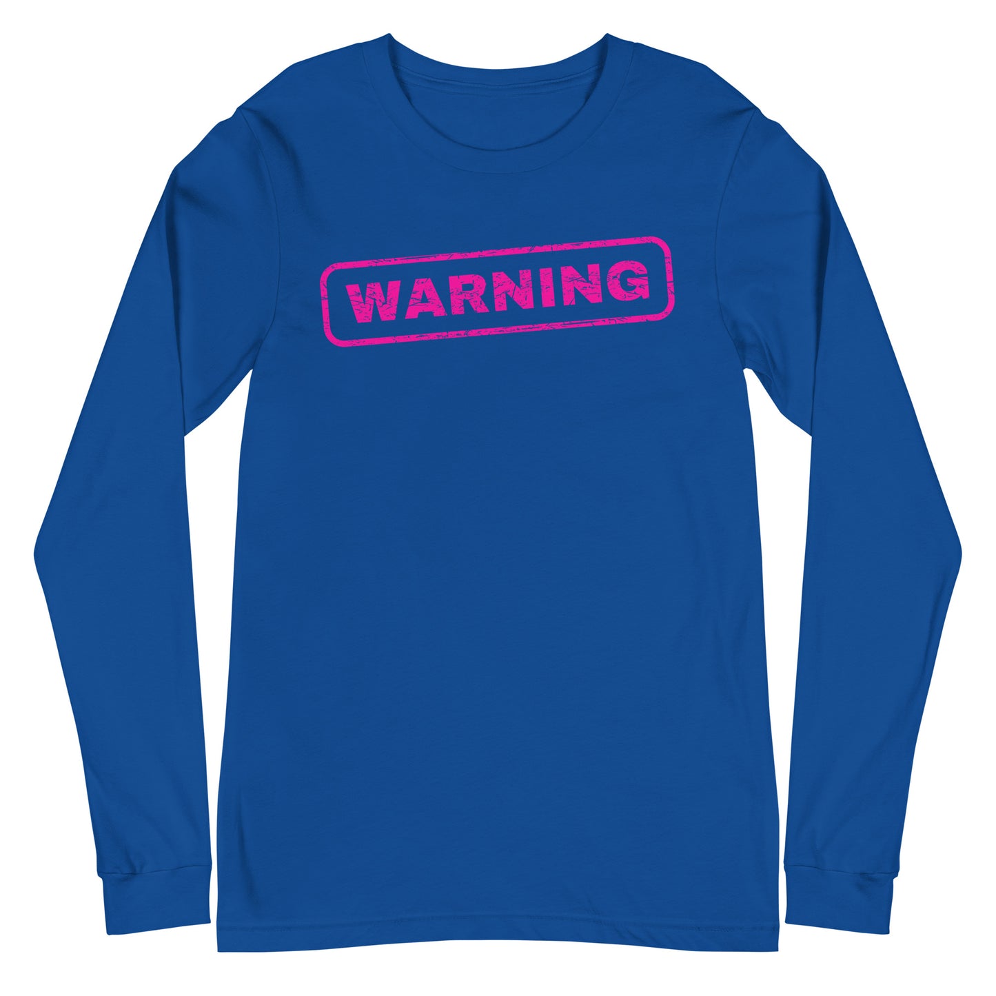 Warning Wrestling Mom Long Sleeve Tee