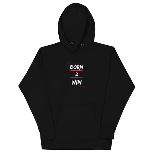 Born 2 Win Cross Colors Hoodie