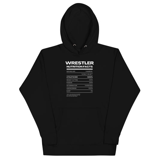 Wrestler Nutrition Facts Hoodie